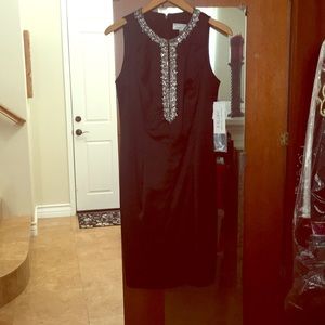Chetta B satin sheath dress size 8